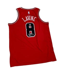 Autographed Jersey Zach LaVine Hand Signed Size 48 BAS COA - Picture 1 of 8