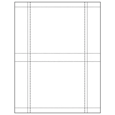 200 CD Jewel Case Back Tray Liner Inserts Matte White (100 Sheets) - Image 1 of 2