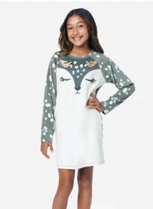 Justice Girls Critter Night Gown Sleep Shirt PJ's New With Tags Size Medium 10 - Picture 1 of 3