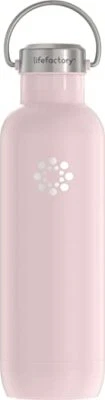 Garrafa esportiva LIfeFactory aço inoxidável com isolamento a vácuo, 24 onças, rosa do deserto - Imagem 1 de 4