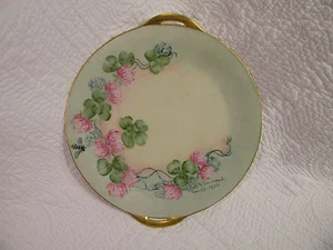 PT Bavaria Tirschenreuth German113/4" piatto torta doppio manico dipinto a mano mamme - Foto 1 di 3