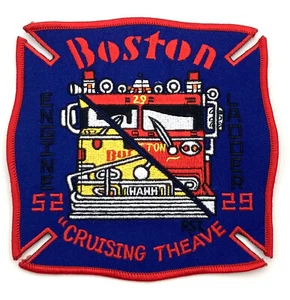 Parche 5" Boston Massachusetts Bomberos - Cruising Theave - Motor 52 Escalera 29 - Imagen 1 de 1