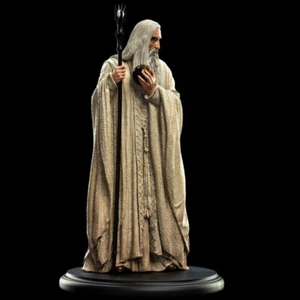 Minifigura de Weta Saruman White Wizards El Señor de los Anillos Modelo Estatua - Imagen 1 de 6