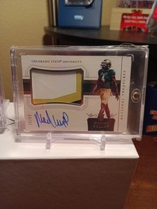 2018 Panini National Treasures Collegiate - College Materials Signatures Gold..