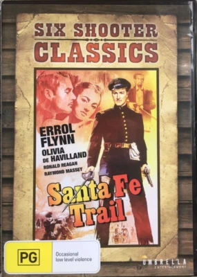 Santa Fe Trail (Classic 1940 Errol Flynn, Ronald Reagan, Olivia DeHavilland) DVD - image 1 of 3