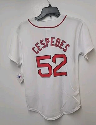MAJESTIC Boston Red Sox Baseball Jersey #52 CESPEDES  Size Youth Large 14-16 - Image 1 of 4