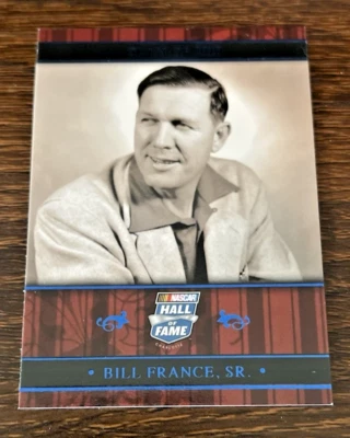2010 Press Pass Class of 2010 Class of 2010 Blue Bill France Sr #NHOF51 HOF - Image 1 of 2