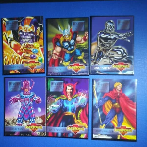 Marvel Overpower Infinity Guantlet Mission Cards incomplete set 6 of 7 - Picture 1 of 2