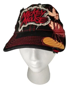Disney Parks Steamboat Willie Mickey Mouse intentionally distressed cap - Picture 1 of 6