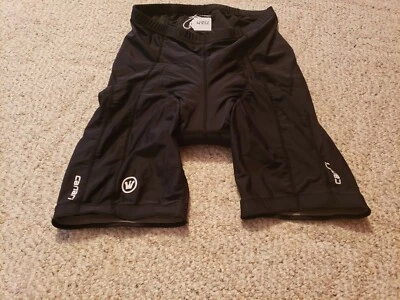 Canari 黑色骑行加厚裤子短裤 L 4882 尼龙氨纶 — 第 1/4 张图片