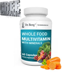 Multivitamínico de alimentos integrales con minerales Dr. Berg (60 cápsulas) - Imagen 1 de 8