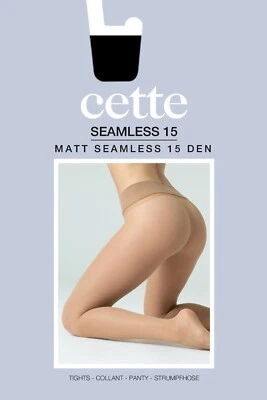 Seamless Pantyhose–Matte 15 Denier by Cette. - Image 1 of 4