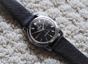 Stunning Omega SS Seamaster Automatic Black Dial Gent's Watch 
