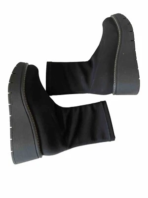 Botas La Canadienne Georgina Talla 7 Botín Elástico Impermeable Negro Nuevas Sin Caja $490 Foto 1 de 4