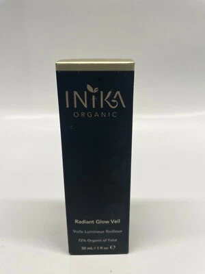 Velo de imprimación de piel con brillo radiante orgánico Inika 30 ML 1 OZ nuevo envío gratuito Foto 1 de 4