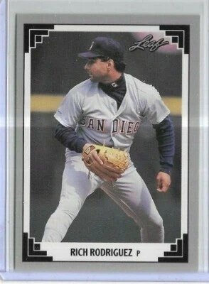 1991 Leaf Rich Rodriguez #448 San Diego Padres - Image 1 of 2