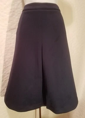 XOXO NAVY BLUE SKIRT BACK ZIP SIDE POCKETS A LINE SIZE L LARGE - Image 1 of 4