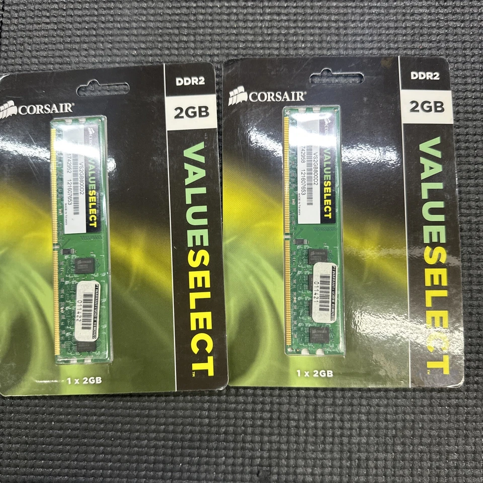 Corsair PC2-6400 2 GB DIMM 800 MHz DDR2 SDRAM Memory (VS2GB800D2) - Image 1 of 3