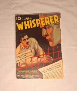 The Whisperer Pulp Vol 3 Dec 1937 Whisperer Charged Hospital Murders' Lost Face - Picture 1 of 11