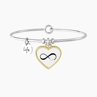 KIDULT  LOVE   CUORE I  INFINITO  BRACCIALE DONNA   732075 NUOVO - Immagine 1 di 3