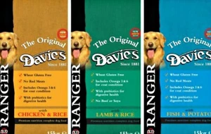 Davies Ranger Dry Dog Food Complete Hypo-Allergenic Wheat Soya Gluten Free - Picture 1 of 1