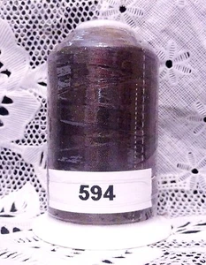 1 NEW Dark Brown #594 GUTERMANN miniking 100% polyester thread 1094 yards Spool - Picture 1 of 1