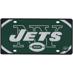New York Jets Full Color Mega Inlay License Plate - Picture 1 of 1