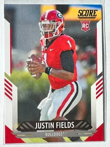 Justin Fields Rookie 2021 Score RED RC #360 Chicago Bears/Georgia Bulldog Rookie - Picture 1 of 2