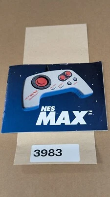 NES Max - Nintendo NES- Manual Only **NO GAME! - Image 1 of 2