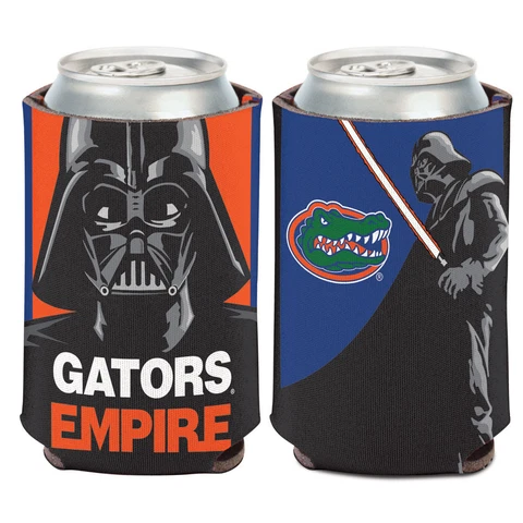 University of Florida Darth Vader Can Cooler 12 oz. Star Wars Koozie Cover