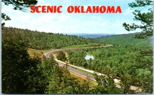 SCENIC OKLAHOMA vista de pájaro c1976 - Postal - Imagen 1 de 2