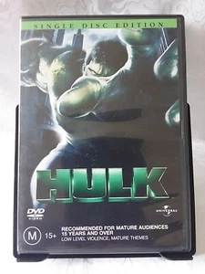Hulk DVD 2003 Region 4 - Picture 1 of 2