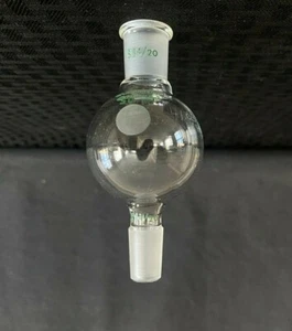 Chemglass Glass 50mL Kugelrohr Single-Bulb Distilling Adapter 14/20  CG-1227-13 - Picture 1 of 5