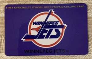Scheda telefonica da collezione Winnipeg Jets Hockey - Foto 1 di 4