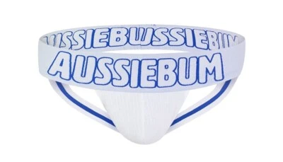 Aussiebum Underwear X-Jock Jockstrap White Medium (M) Mens Briefs Poss Gay Int - Image 1 of 4