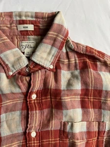 J. Crew Flannel Double-Sided Work shirt large slim fit $98 - Picture 1 of 4
