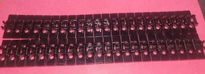 44 LEGO Black Treads Technic Track Link tractor tank parts Approx 2 X 26cm Long - Picture 1 of 3