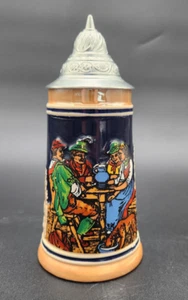Tapa de peltre vintage alemana cerveza piedra DRM 63 hecha en Alemania 7" excelente - Imagen 1 de 10