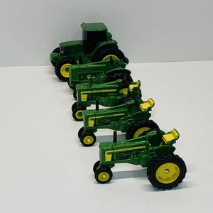 Vintage Ertl John Deere Plastic/ Diecast 1/64 Farm Machinery Green Tractor Lot 5 - Picture 1 of 23