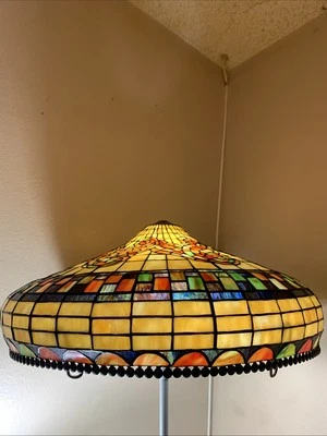 "Colgante eduardiano Meyda Tiffany Tiffany multicolor 21"" solo recogida" Foto 1 de 4