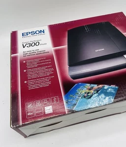 Epson Perfection V300 Photo Flatbed Scanner - Boxed - Untested But Powers On  - Picture 1 of 9