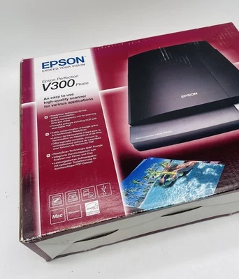 Epson Perfection V300 Photo Flatbed Scanner - Boxed - Untested But Powers On  - Image 1 of 4