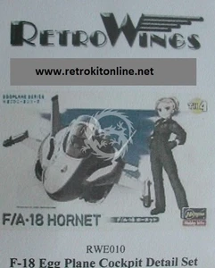 RWE010 F-18 Hornet Cockpit Detail Set RetrokiT - Bild 1 von 2