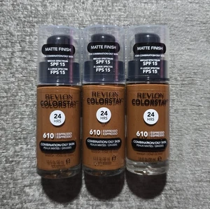 3x Base Espresso Revlon ColorStay 610 FPS15 Combo/Piel Grasa Exp 2021 - Imagen 1 de 5