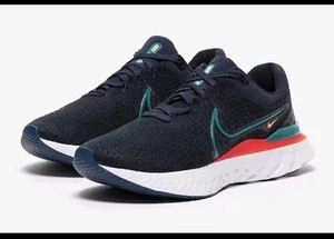 Nike React Infinity Run Flyknit 3 UK 14 EUR 49.5 RUNNING - DH5392 401 - Picture 1 of 15