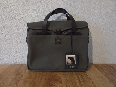 Maletín original Filson Rugged Twill | Nuevo con etiquetas | Verde nutria | MiUSA | Precio de venta sugerido por el fabricante $499 Foto 1 de 4