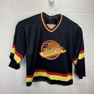 Vintage CCM NHL VANCOUVER CANUCKS PAVEL BURE #10 MASKA genähtes TRIKOT groß - Bild 1 von 18