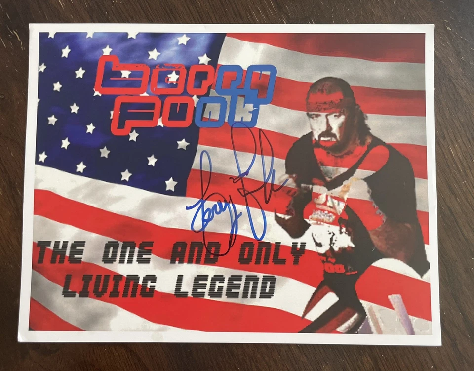 Foto de lucha libre firmada por Terry Funk 8x10 NWA ECW WWE autografiada Foto 1 de 1