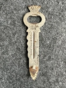 Vintage Beer Can Bottle Opener Budweiser Honorary Brewmaster 7 Golden Keys HTF - Picture 1 of 21
