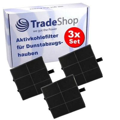 3x Activated Carbon Filter for Neff D7950A0/01 D8962N0GB/01 D9630A0/03 D96M2A0/01 - Image 1 of 2